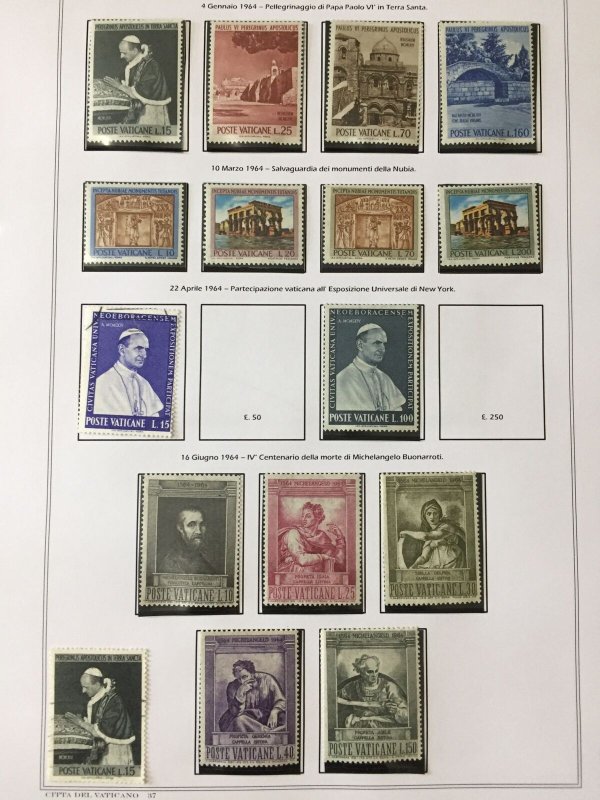 VATICAN 1930s/60s M&U Art Religion Collection(Apx 450( GM1250) 