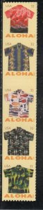 4682 - 4686 * ALOHA SHIRTS  *  U.S. Postage  Stamps BOOKLET STRIP OF 5 NH [A]