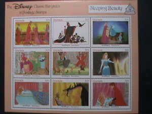 GRANADA- DISNEY CARTOON-SLEEPING BEAUTIFUL FULL SHEET MNH-VERY FINE