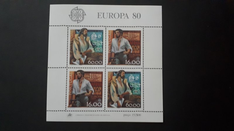 Europa CEPT - Portugal 1980. - Vasco da Gama ** MNH Block