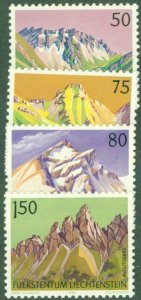 Liechtenstein 911-914 MNH BIN $2.00