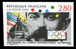 France, 1950-Present #2431 (YT 2889) Cat€46, 1994 Olympic Committee Centena...