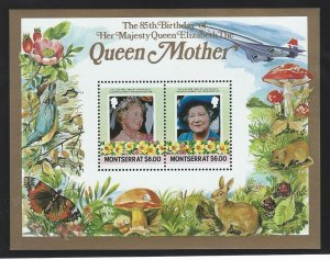 Montserrat souvenir sheet  mnh SC  564