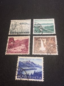 Switzerland B232-236 used