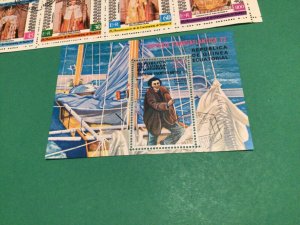 Equatorial Guinea 2 stamp sheets A20290