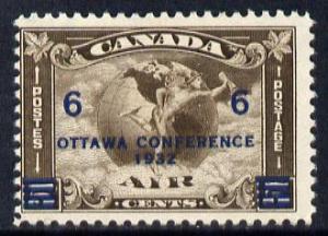 Canada 1932 Ottawa Conference 6c on 5c Air unmounted mint...