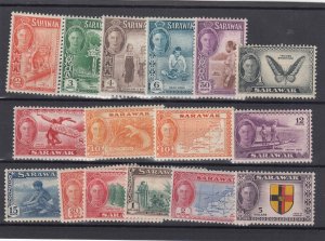 Sarawak KGVI 1950 Set To $5 SG171/185 MH BP11007