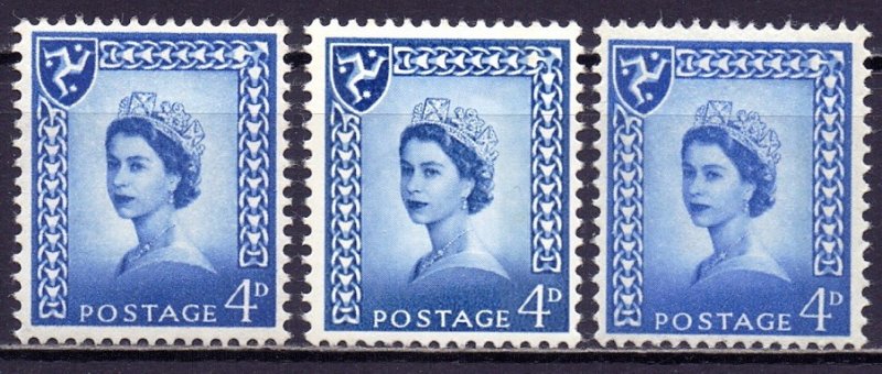 Isle Of Man. 1966-68. 43558. Queen. MNH.