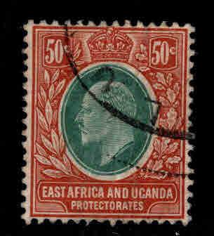 East Africa and Uganda protectorates  Scott 38 KEVII nice color and centering