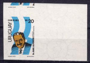 Uruguay 1986 Sc#1227 Visit of Pres.Raul Alfonsin of Argentina/Flag IMPERFORATED