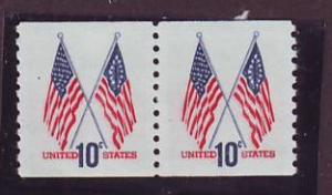 US #1519 Coil Pair MNH