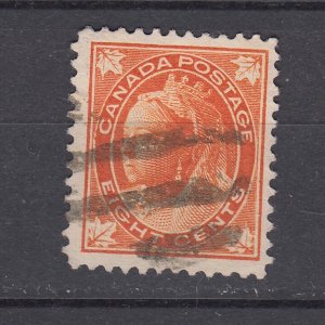 J29879, 1897-8 canada used #72 queen