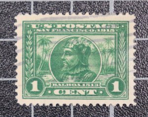 Scott 397 - 1 Cent Balboa - Used  - PF Cert Grde 90J - SCV - $85.00