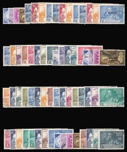 1949 KGVI UPU omnibus complete set of 310 stamps very fine used.