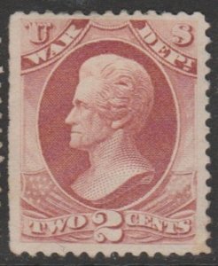 U.S. Scott #O115 Jackson - War Dept. - Official Stamp - Mint Single