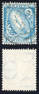 Ireland SG122 1/- light blue 2nd wmk Fine used Cat 25 pounds