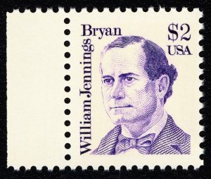 US 2195 MNH VF $2 William J. Bryan Statesman Large Block Tagging