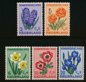 NETHERLANDS B238-242 MINT NH FLOWERS