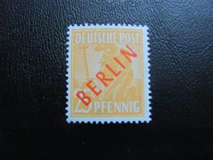 Germany Berlin 1949 MNH SC 9N27 RED OVERPRINT VF/XF MICHEL 55 EUROS