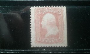  US #65 mint hinged toned gum e197.4628 