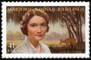 SC#4223 41¢ Marjorie Kinnan Rawlings Single (2008) SA