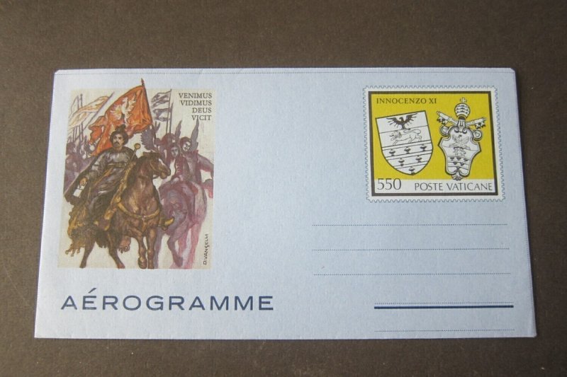 Vatican mint aerogramme