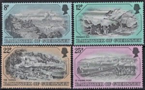 GUERNSEY - SC#236-239 19th CENTURY PRINT (1982) MNH