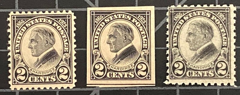 US Stamps - SC# 610 - 612 - MNH - Harding - Catalog Value $42.50