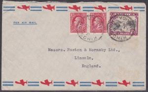 JAMAICA 1936 8d rate airmail cover to UK.....................................704