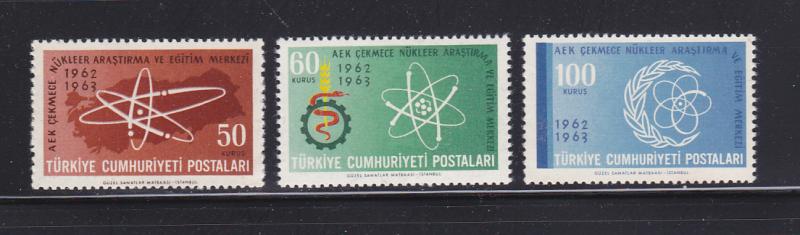 Turkey 1584-1586 Set MNH Nuclear Energy