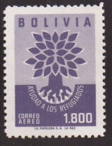 Bolivia   #C215  mnh  1960 Symbol uprooted oak 1800