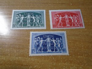 France  #  634-36  MNH