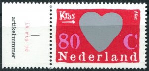 Netherlands Sc#955a MNH, 80c multi, Scratch Stamps (1997)