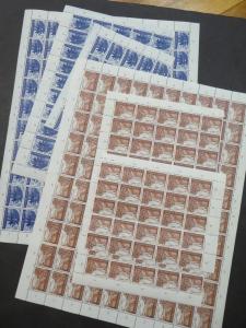 EDW1949SELL : INDONESIA-West Irian 1963 Sc #20-33. 175 Cplt sets VFMNH Cat $1295