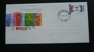 Commonwealth Games 2002 postal stationery aerogramme Australia
