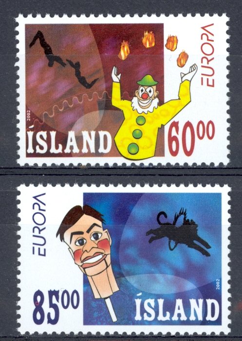 Iceland Sc# 966-967 MNH 2002 Europa