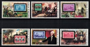 UPPER VOLTA 1975 - The 200th Anniv. of Independence of USA  / complete set MNH