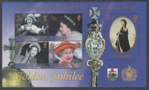 Bermuda 826 Queen Elizabeth II Souvenir Sheet MNH VF