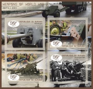 Stamps World War II 1+1 sheets perforated MNH** 2017 year