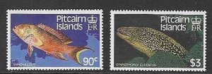 PITCAIRN ISLANDS SG312/3 1988 FISH MNH