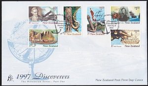 NEW ZEALAND 1997 Discoveries - Capt Cook - FDC.............................A4739