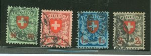 Switzerland #200-203 Used Single (Complete Set)