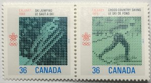 CANADA 1987 #1153a 1988 Olympic Winter Games - MNH