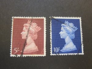 Great Britain 1969 Sc MH19,20 FU