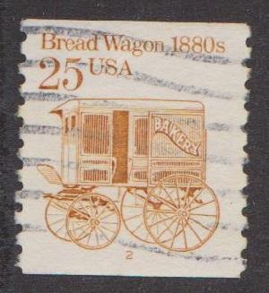 US #2136 Bread Wagon Used PNC Single plate #2