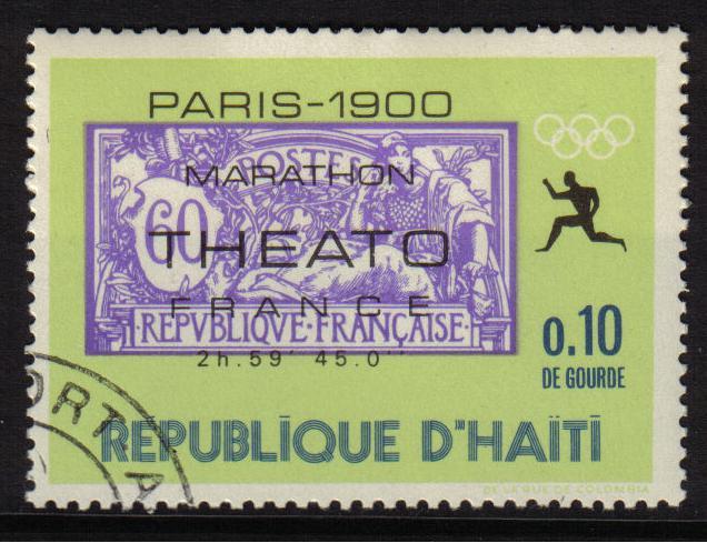 OLYMPICS PARIS 1900 FRANCE MARATHON CTO NH STAMPS ON STAMPS