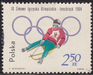 Poland 1203 Olympic Tobogganing 1964