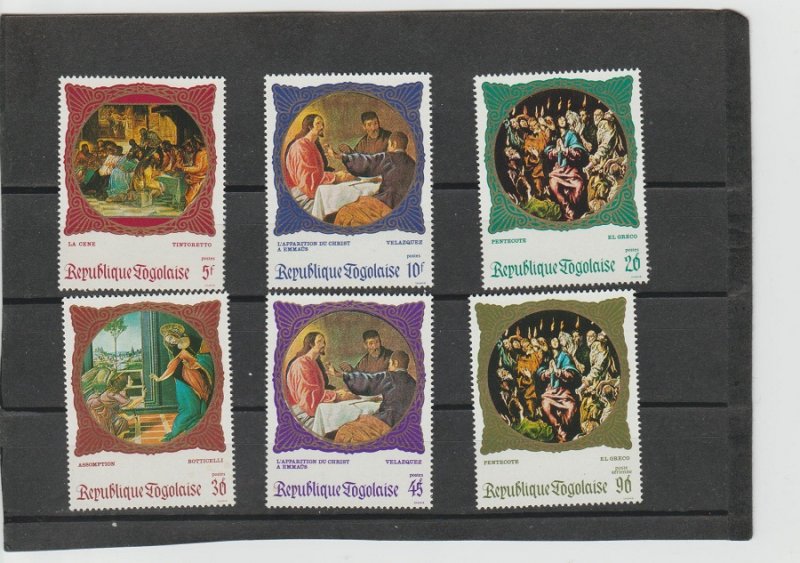 Togo  Scott#  678-682, C109  MNH  (1969 Paintings)