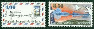 Greenland #291-292  Mint VF NH  Scott $5.75