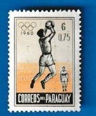 PARAGUAY SCOTT#558 1960 OLYMPICS - MH